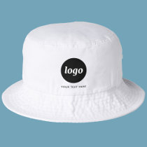 Simple Logo With Text Business Promotional Bucket Hat