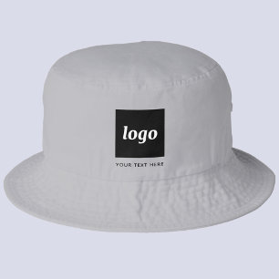 Simple Logo With Text Business Promotional Bucket Hat
