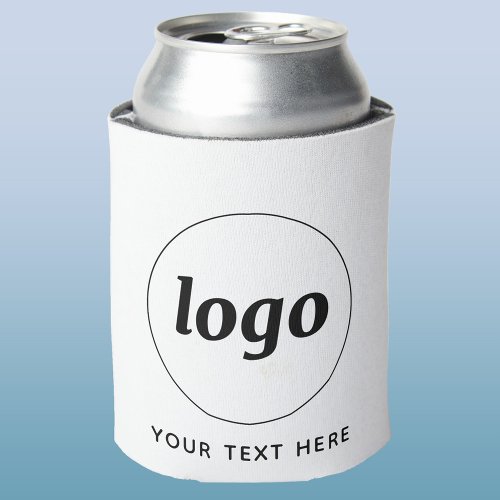 Simple Logo With Text Business Promotional Can Cooler