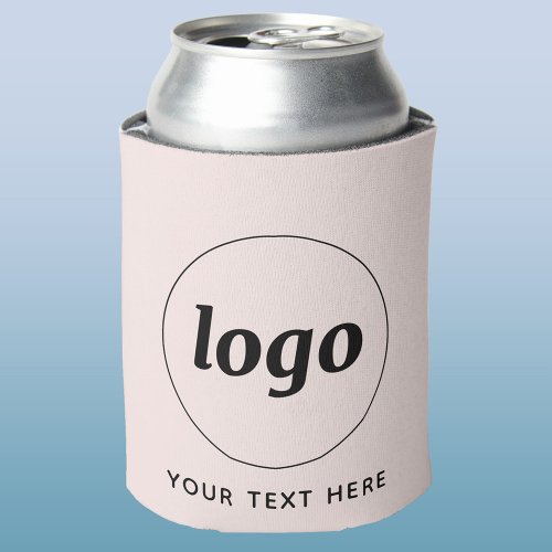 Simple Logo With Text Business Promotional Can Cooler