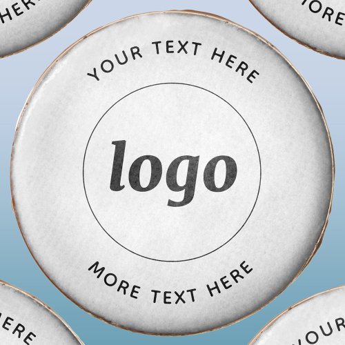 Simple Logo With Text Business Promotional Chocolate Covered Oreo