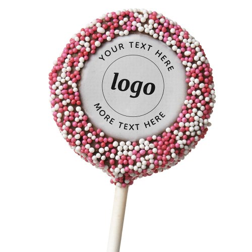 Simple Logo With Text Business Promotional Chocolate Covered Oreo Pop