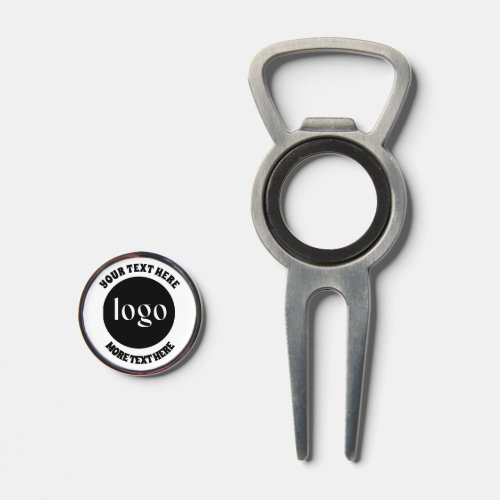 Simple Logo With Text Business Promotional  Divot Tool