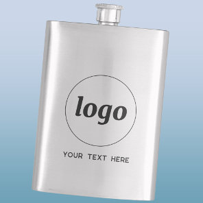 Simple Logo With Text Business Promotional Flask