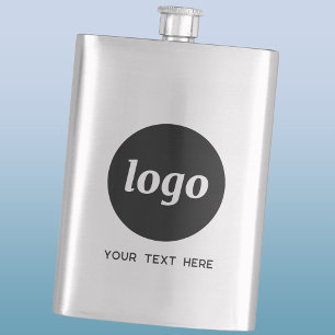 Simple Logo With Text Business Promotional Flask