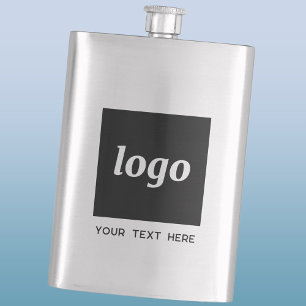 Simple Logo With Text Business Promotional Flask