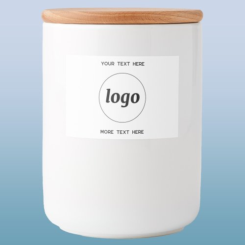 Simple Logo With Text Business Promotional Food Label