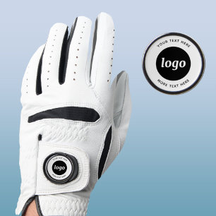 Simple Logo With Text Business Promotional Golf Glove