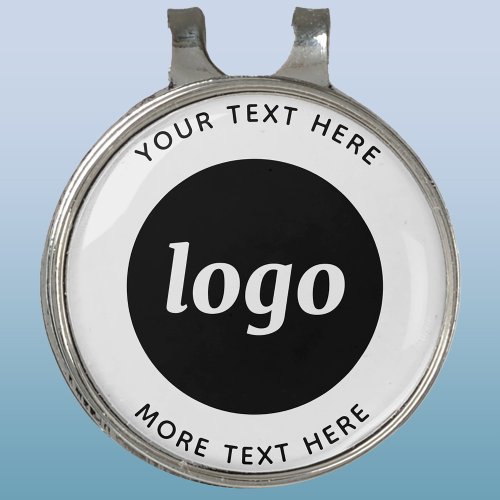 Simple Logo With Text Business Promotional Golf Hat Clip