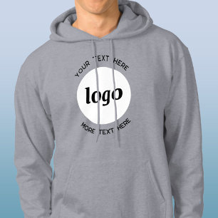 Simple Logo With Text Business Promotional Hoodie