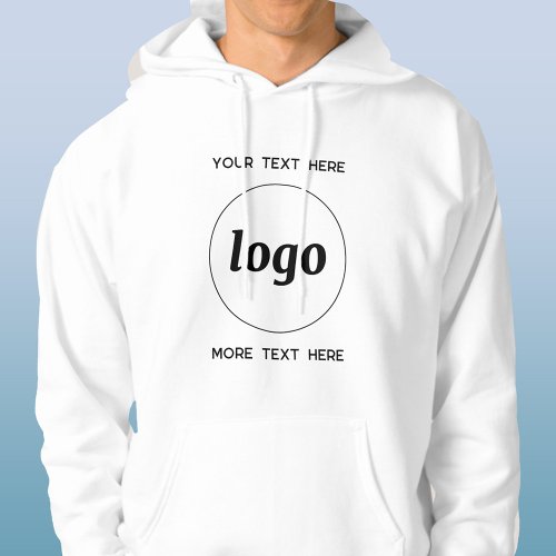 Simple Logo With Text Business Promotional Hoodie