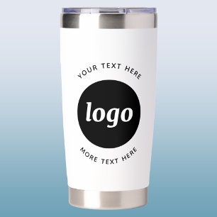 Simple Logo With Text Business Promotional Insulated Tumbler