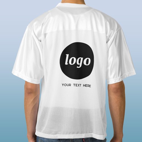 Simple Logo With Text Business Promotional Mens Football Jersey