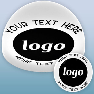 Simple Logo With Text Business Promotional Paperweight