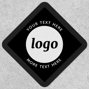 Simple Logo With Text Business Promotional Patch
