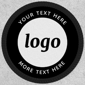 Simple Logo With Text Business Promotional Patch