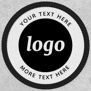 Simple Logo With Text Business Promotional Patch