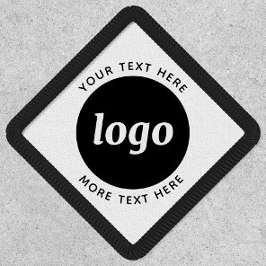 Simple Logo With Text Business Promotional Patch