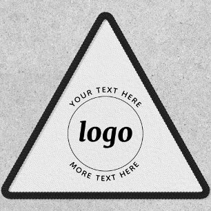 Simple Logo With Text Business Promotional Patch