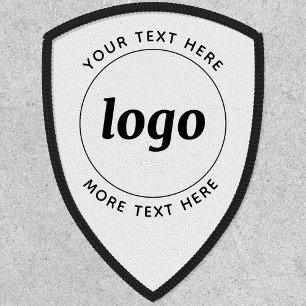 Simple Logo With Text Business Promotional Patch