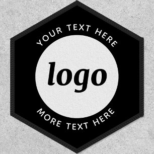 Simple Logo With Text Business Promotional Patch