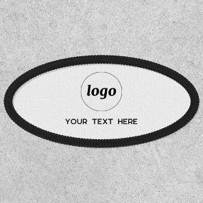 Simple Logo With Text Business Promotional Patch