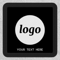 Simple Logo With Text Business Promotional Patch