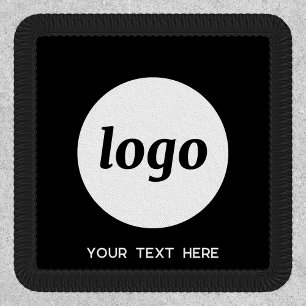 Simple Logo With Text Business Promotional Patch