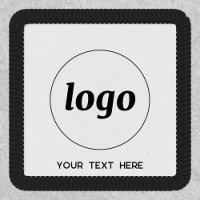 Simple Logo With Text Business Promotional Patch