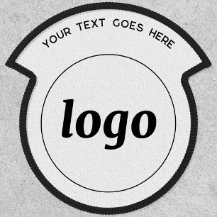 Simple Logo With Text Business Promotional Patch