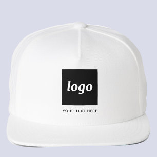 Simple Logo With Text Business Promotional Snap Back Hat
