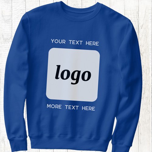 Simple Logo With Text Business Promotional Sweatshirt