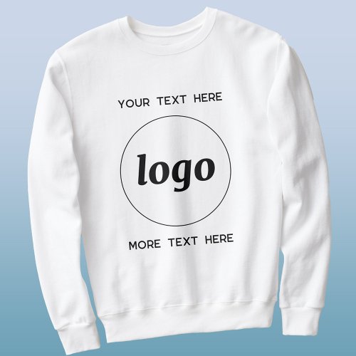 Simple Logo With Text Business Promotional Sweatshirt