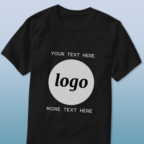 Simple Logo With Text Business Promotional T_Shirt