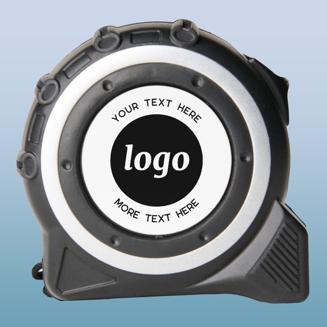Simple Logo With Text Business Promotional Tape Measure (Logo with custom text business promotional tape measure)