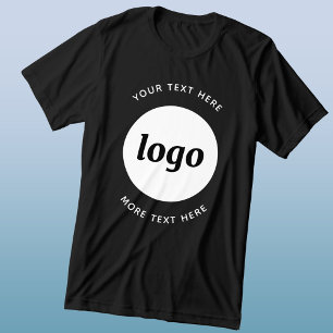 Simple Logo With Text Business Promotional Tri-Blend Shirt