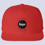 Simple Logo With Text Business Promotional Visor<br><div class="desc">Add your own logo and choice of text to this design. Remove the top or lower text if you prefer. Minimalist and professional. Great for staff and employee uniform branding, or as a promotional product to sell or give away for your clients and customers. Perfect for a trade show or...</div>