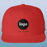 Simple Logo With Text Business Promotional Visor<br><div class="desc">Add your own logo and choice of text to this design. Remove the top or lower text if you prefer. Minimalist and professional. Great for staff and employee uniform branding, or as a promotional product to sell or give away for your clients and customers. Perfect for a trade show or...</div>