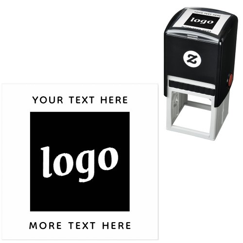 Simple Logo With Text Business Self_inking Stamp