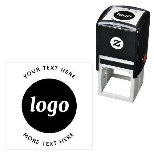 Simple Logo With Text Business Self_inking Stamp