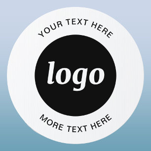 Simple Logo with Text Business Sign