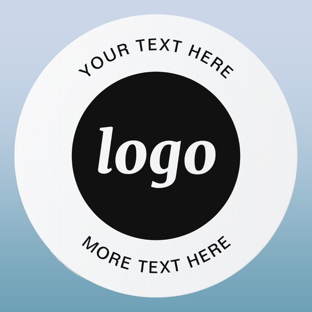 Simple Logo with Text Business Sign (Logo with text business promotional sign)