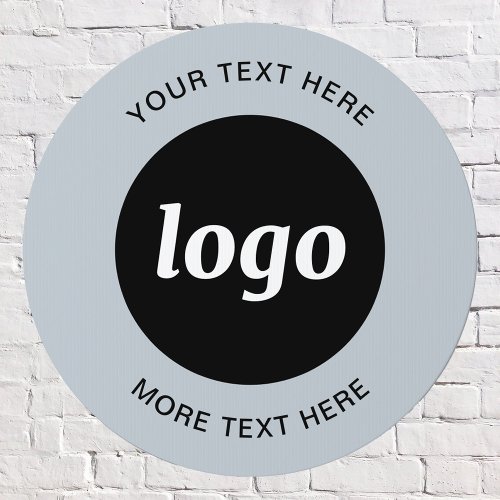 Simple Logo with Text Business Sign