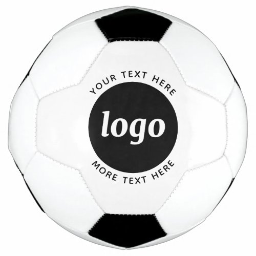 Simple Logo With Text Business Soccer Ball