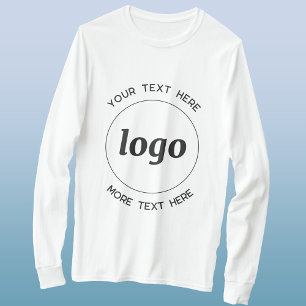 Simple Logo With Text Business T-Shirt