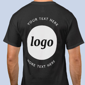 Simple Logo With Text Business T-Shirt