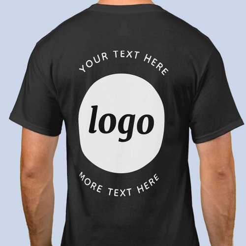 Simple Logo With Text Business T_Shirt