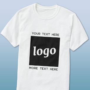 Simple Logo With Text Business T-Shirt