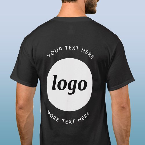 Simple Logo With Text Business T_Shirt