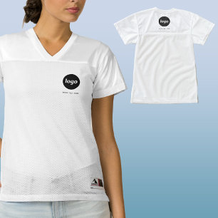 Simple Logo With Text Crest Business Promotional Women's Football Jersey